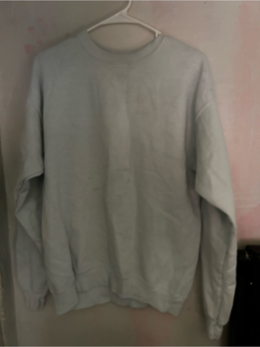Hanes Men's Crewneck Sweater - Light Gray